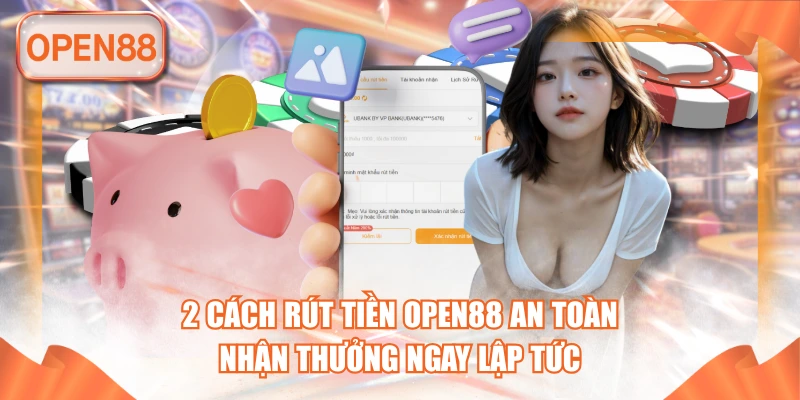 2 Cách Rút tiền OPEN88 An Toàn, Nhận Thưởng Ngay Lập Tức